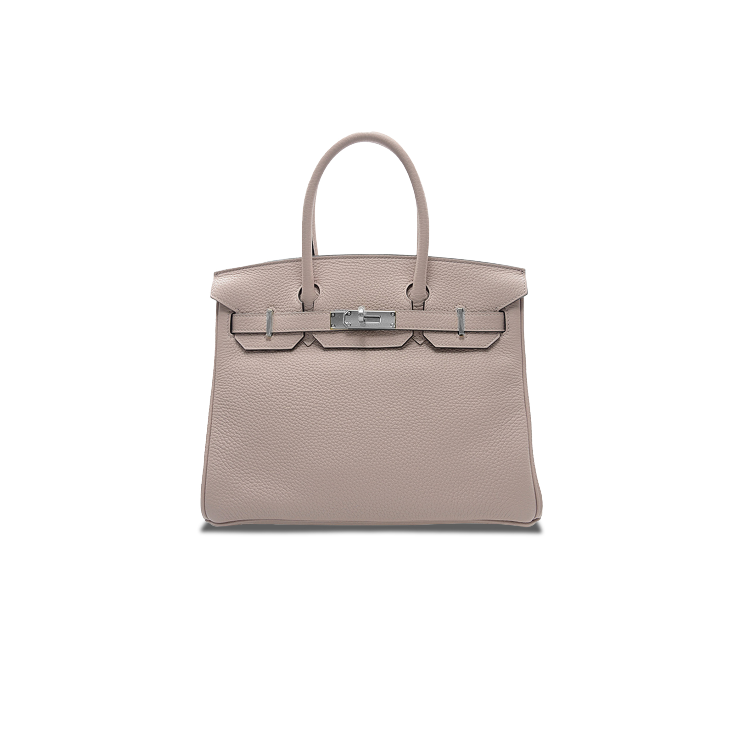 HERMES MASTER BIRKIN 30 TOGO LEATHER WISTERIA SILVER BUCKLE BAG H028369CK4W (30*23*15cm)